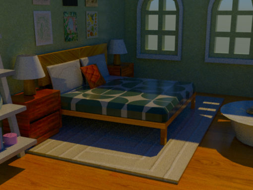 3D Bedroom Design